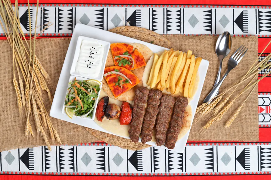 Meat Kebab at Mandi Aldeera