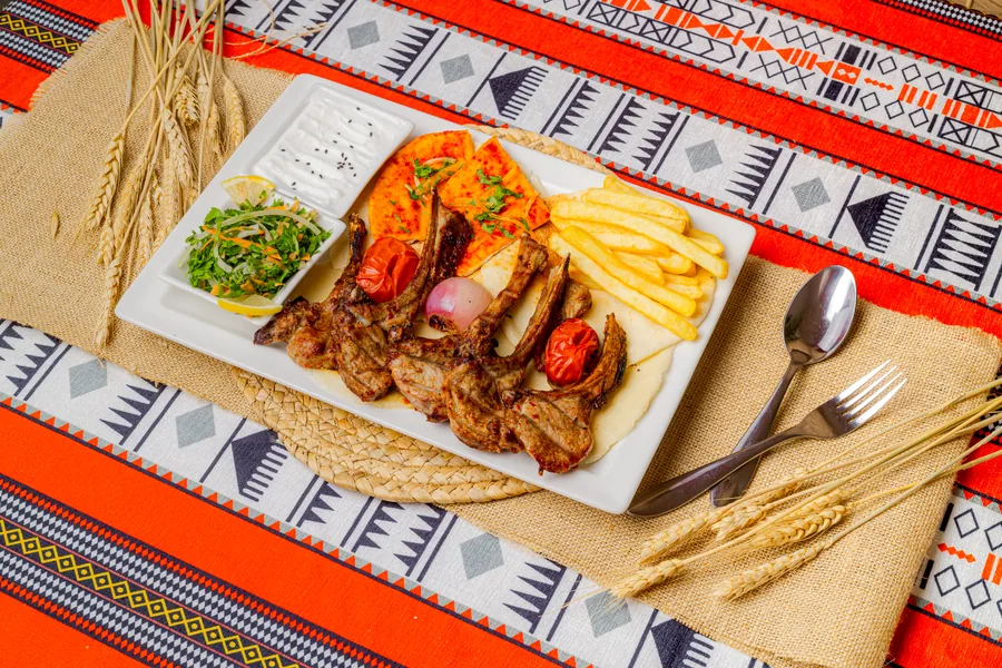 Grilled Lamb Chops at Mandi Aldeera