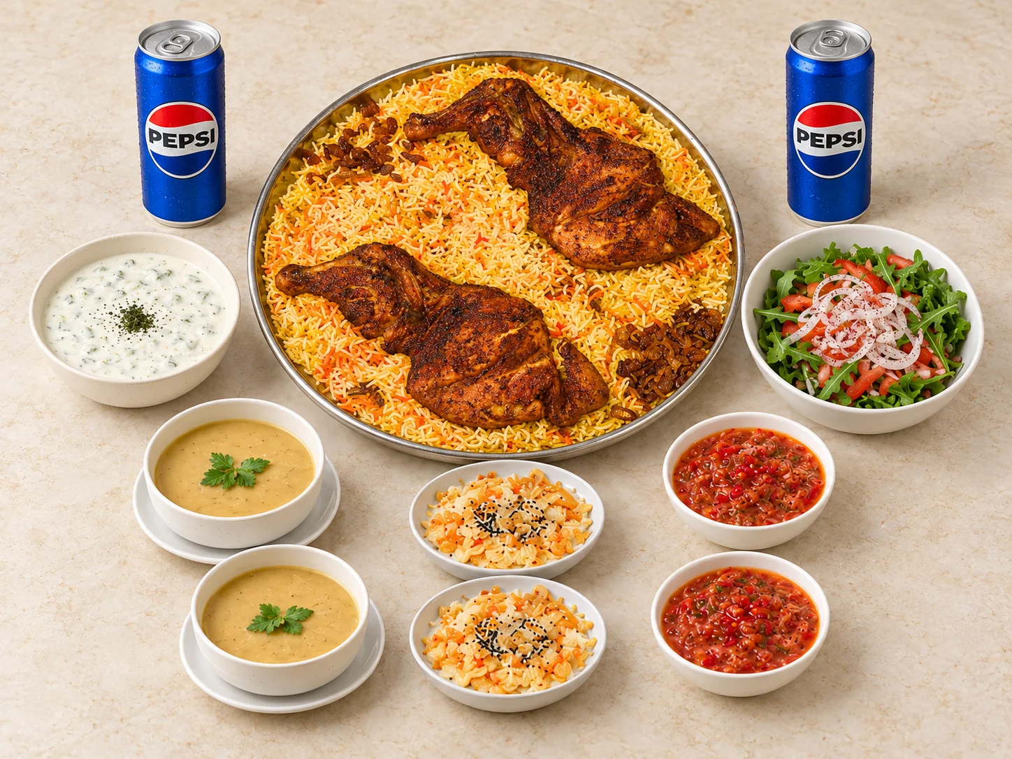 كومبو دجاج مظبي متكامل