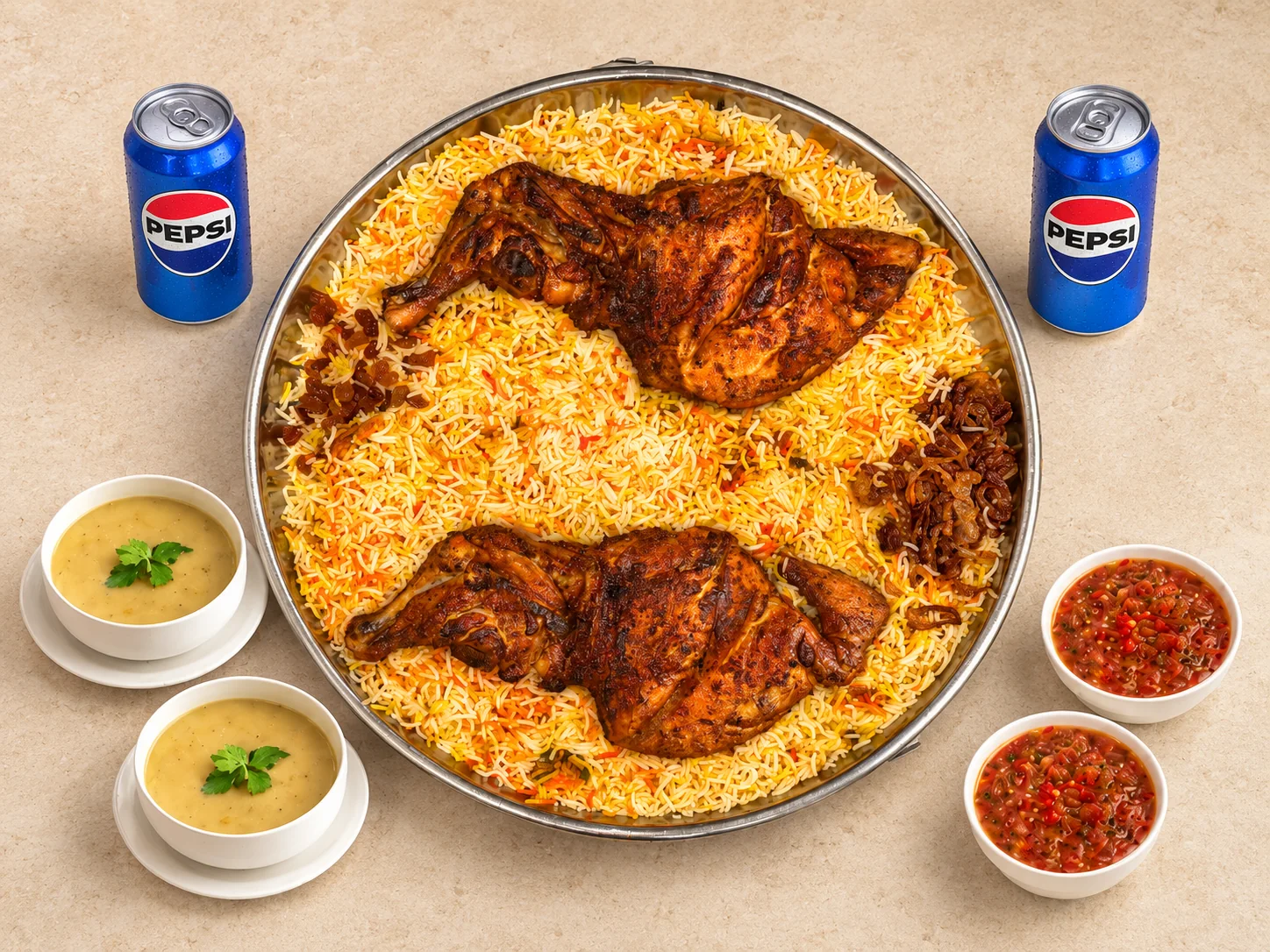 كومبو دجاج مظبي